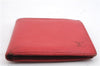 Authentic LOUIS VUITTON Epi Portefeuille Marco Bifold Wallet Red M63547 LV 8553C