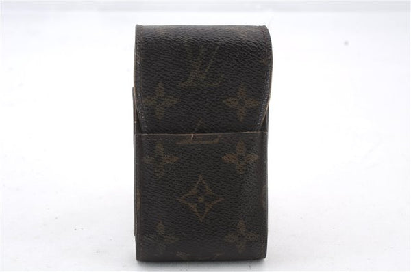 Authentic LOUIS VUITTON Monogram Etui Cigarette Case M63024 LV 8554C