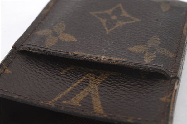 Authentic LOUIS VUITTON Monogram Etui Cigarette Case M63024 LV 8554C