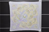 Authentic HERMES Pleats Scarf "Face au large" Silk Pink Purple Box 8559D