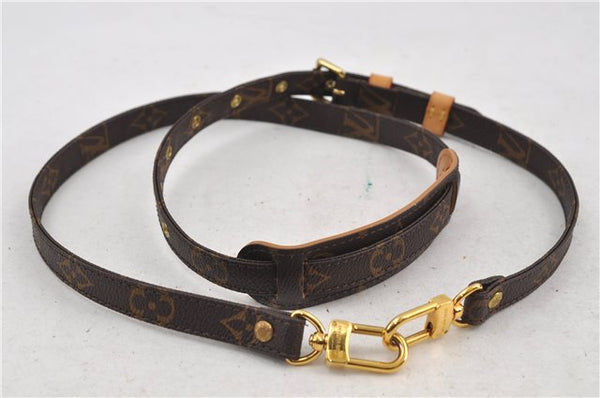 Authentic Louis Vuitton Monogram Brown Shoulder Strap 39.4-46.5" LV 8560D