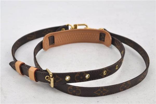 Authentic Louis Vuitton Monogram Brown Shoulder Strap 39.4-46.5" LV 8560D