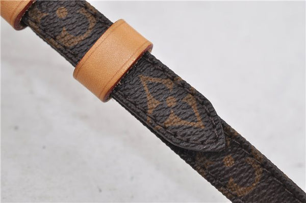 Authentic Louis Vuitton Monogram Brown Shoulder Strap 39.4-46.5" LV 8560D