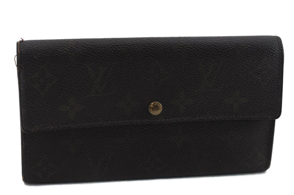 Auth LOUIS VUITTON Monogram Pochette Porte Monnaie Credit Wallet M61725 LV 8561C