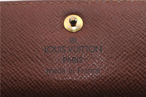 Auth LOUIS VUITTON Monogram Pochette Porte Monnaie Credit Wallet M61725 LV 8561C