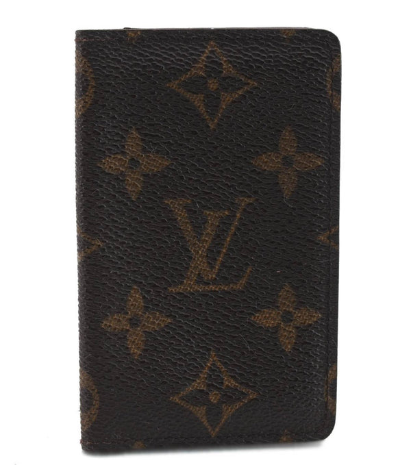 Auth LOUIS VUITTON Monogram Pochette Cartes Visite Card Case M56362 LV 8563C