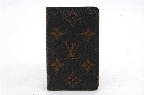 Auth LOUIS VUITTON Monogram Pochette Cartes Visite Card Case M56362 LV 8563C