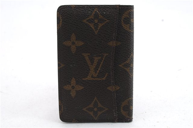 Auth LOUIS VUITTON Monogram Pochette Cartes Visite Card Case M56362 LV 8563C