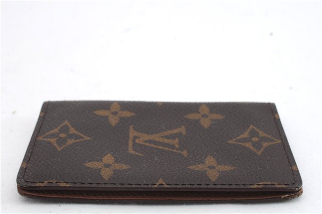 Auth LOUIS VUITTON Monogram Pochette Cartes Visite Card Case M56362 LV 8563C