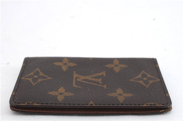 Auth LOUIS VUITTON Monogram Pochette Cartes Visite Card Case M56362 LV 8563C