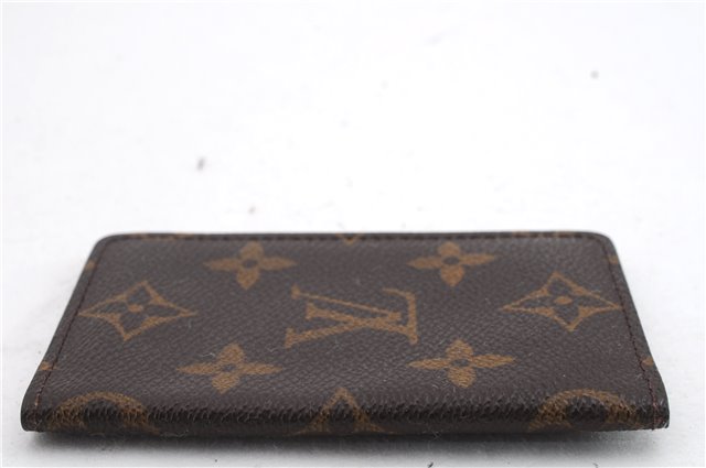Auth LOUIS VUITTON Monogram Pochette Cartes Visite Card Case M56362 LV 8563C