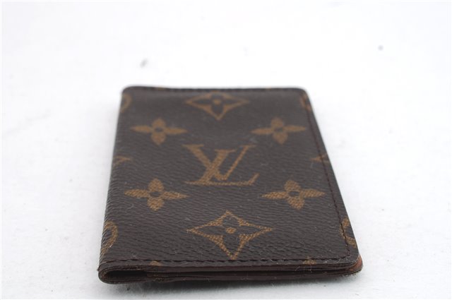 Auth LOUIS VUITTON Monogram Pochette Cartes Visite Card Case M56362 LV 8563C