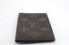 Auth LOUIS VUITTON Monogram Pochette Cartes Visite Card Case M56362 LV 8563C