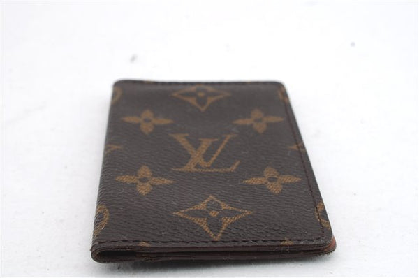 Auth LOUIS VUITTON Monogram Pochette Cartes Visite Card Case M56362 LV 8563C