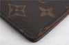 Auth LOUIS VUITTON Monogram Pochette Cartes Visite Card Case M56362 LV 8563C
