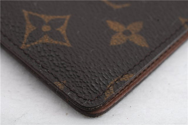 Auth LOUIS VUITTON Monogram Pochette Cartes Visite Card Case M56362 LV 8563C