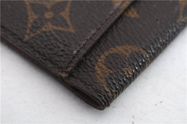 Auth LOUIS VUITTON Monogram Pochette Cartes Visite Card Case M56362 LV 8563C