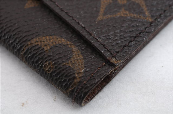 Auth LOUIS VUITTON Monogram Pochette Cartes Visite Card Case M56362 LV 8563C