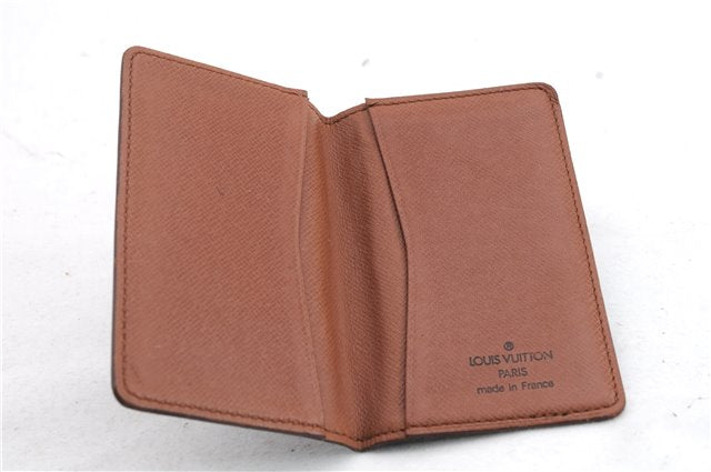 Auth LOUIS VUITTON Monogram Pochette Cartes Visite Card Case M56362 LV 8563C