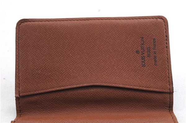Auth LOUIS VUITTON Monogram Pochette Cartes Visite Card Case M56362 LV 8563C