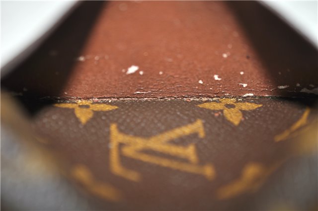 Auth LOUIS VUITTON Monogram Pochette Cartes Visite Card Case M56362 LV 8563C