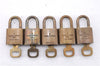 Authentic Louis Vuitton Padlock & Keys 10Set LV 8563D