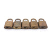 Authentic Louis Vuitton Padlock & Keys 10Set LV 8563D