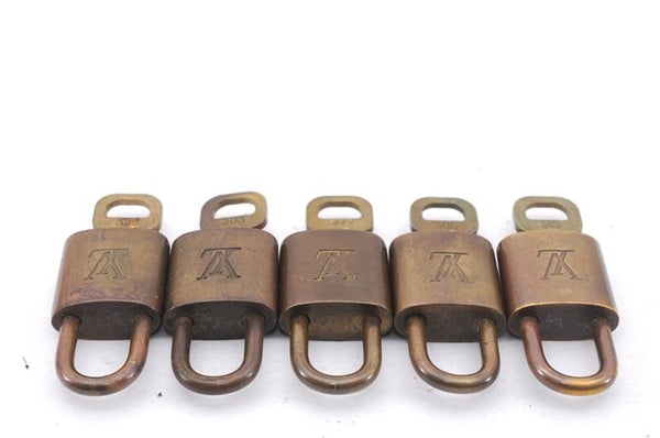 Authentic Louis Vuitton Padlock & Keys 10Set LV 8563D