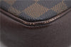 Authentic Louis Vuitton Damier Trousse Makeup Hand Bag Pouch N51982 LV 8563E