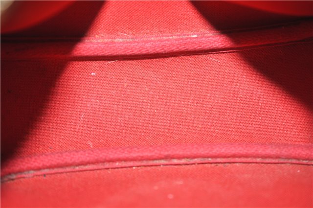 Authentic Louis Vuitton Damier Trousse Makeup Hand Bag Pouch N51982 LV 8563E