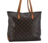 Authentic Louis Vuitton Monogram Cabas Mezzo Tote Bag M51151 LV 8570D