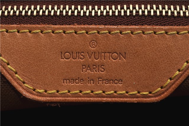 Authentic Louis Vuitton Monogram Cabas Mezzo Tote Bag M51151 LV 8570D