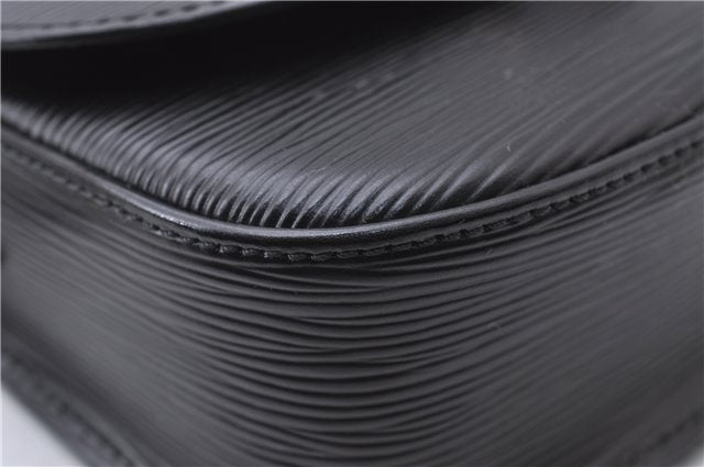 Authentic LOUIS VUITTON Epi Saint Cloud PM Shoulder Bag Black M52212 LV 8575C