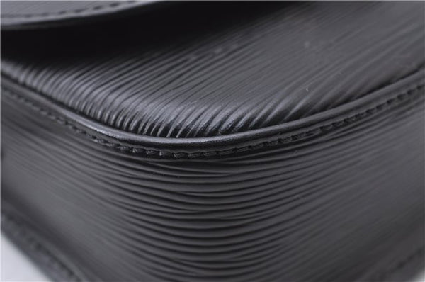 Authentic LOUIS VUITTON Epi Saint Cloud PM Shoulder Bag Black M52212 LV 8575C