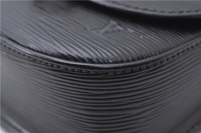 Authentic LOUIS VUITTON Epi Saint Cloud PM Shoulder Bag Black M52212 LV 8575C