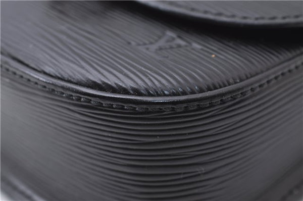 Authentic LOUIS VUITTON Epi Saint Cloud PM Shoulder Bag Black M52212 LV 8575C