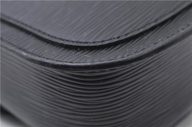 Authentic LOUIS VUITTON Epi Saint Cloud PM Shoulder Bag Black M52212 LV 8575C