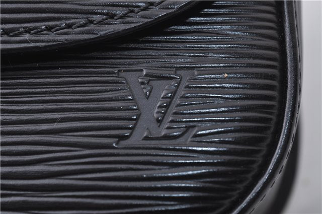 Authentic LOUIS VUITTON Epi Saint Cloud PM Shoulder Bag Black M52212 LV 8575C