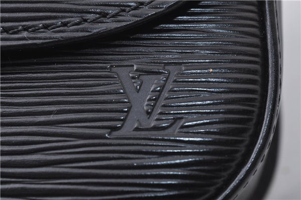 Authentic LOUIS VUITTON Epi Saint Cloud PM Shoulder Bag Black M52212 LV 8575C