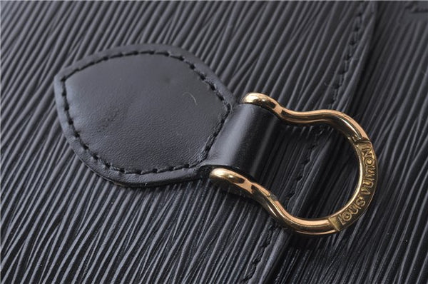 Authentic LOUIS VUITTON Epi Saint Cloud PM Shoulder Bag Black M52212 LV 8575C