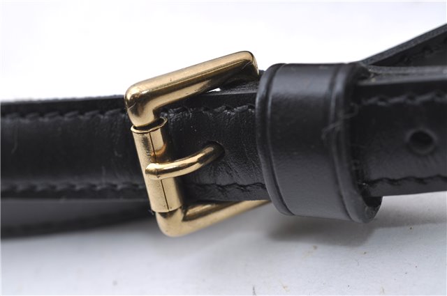 Authentic LOUIS VUITTON Epi Saint Cloud PM Shoulder Bag Black M52212 LV 8575C