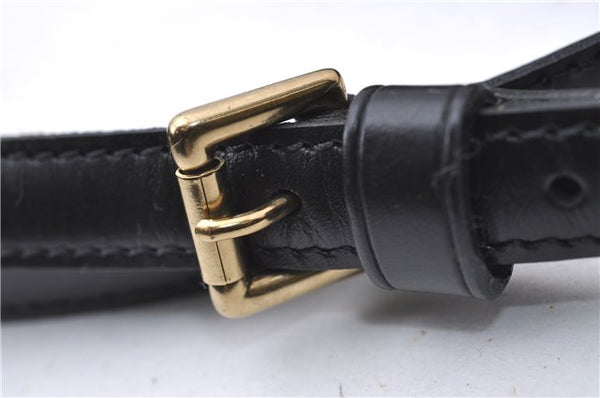 Authentic LOUIS VUITTON Epi Saint Cloud PM Shoulder Bag Black M52212 LV 8575C