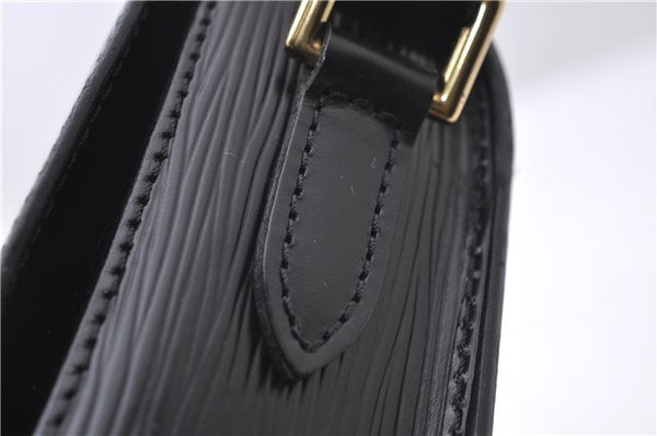 Authentic LOUIS VUITTON Epi Saint Cloud PM Shoulder Bag Black M52212 LV 8575C