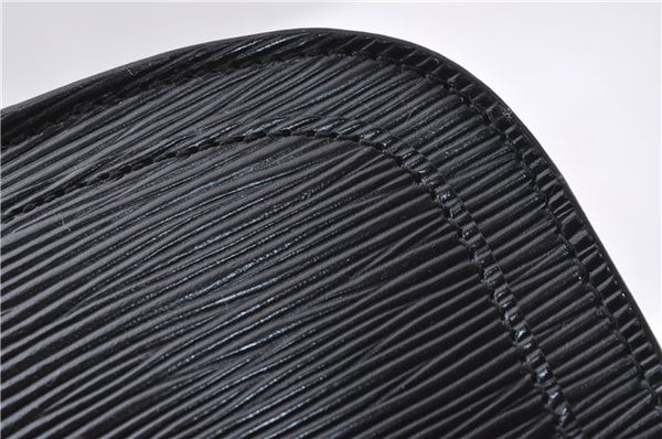 Authentic LOUIS VUITTON Epi Saint Cloud PM Shoulder Bag Black M52212 LV 8575C