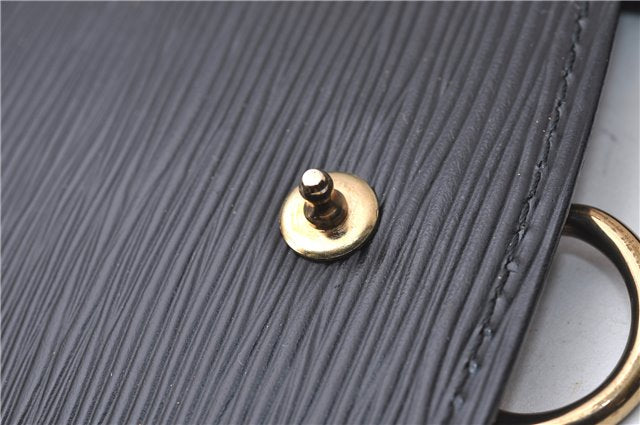 Authentic LOUIS VUITTON Epi Saint Cloud PM Shoulder Bag Black M52212 LV 8575C