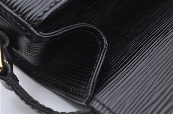 Authentic LOUIS VUITTON Epi Saint Cloud PM Shoulder Bag Black M52212 LV 8575C