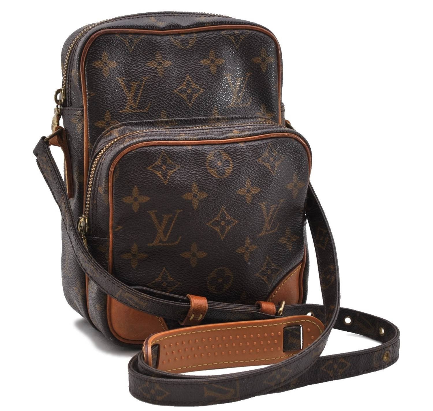Authentic LOUIS VUITTON Monogram Amazone Shoulder Cross Body Bag M45236 LV 8576C