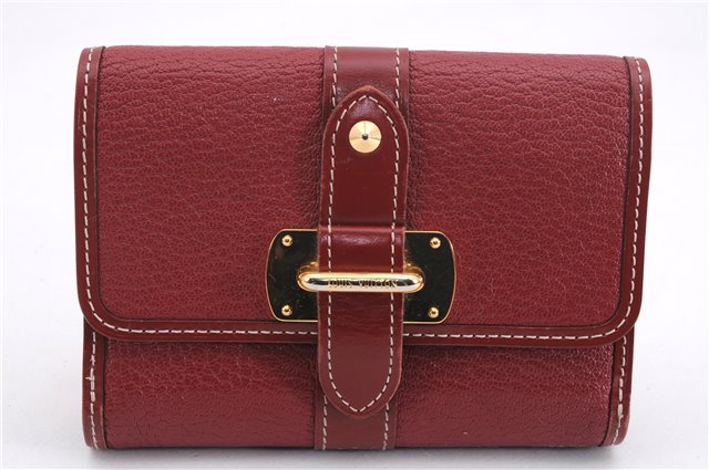 Authentic Louis Vuitton Suhali Portofeuil Le Somptueux Wallet M95855 Red 8580E