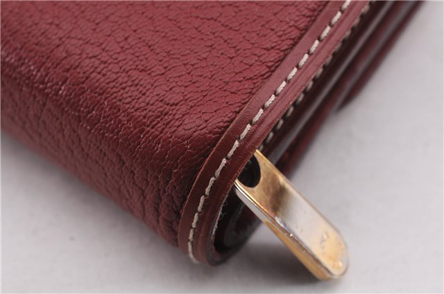 Authentic Louis Vuitton Suhali Portofeuil Le Somptueux Wallet M95855 Red 8580E