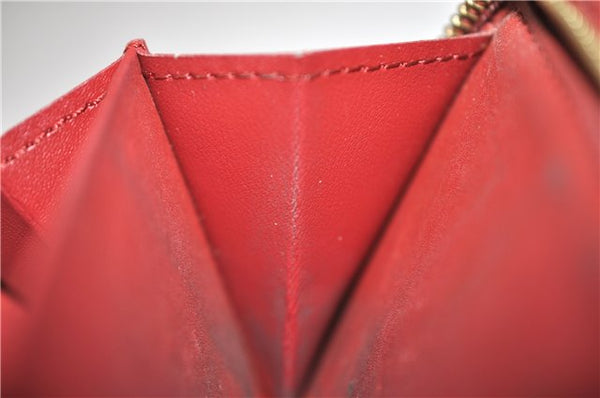 Authentic Louis Vuitton Suhali Portofeuil Le Somptueux Wallet M95855 Red 8580E